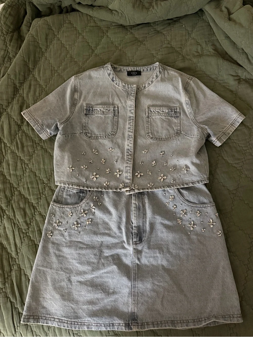 Vici coordinated denim